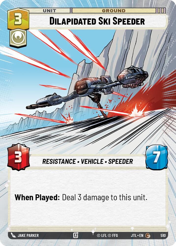 Dilapidated Ski Speeder (510) (Hyperspace) (510) [Jump to Lightspeed] | Tabernacle Games