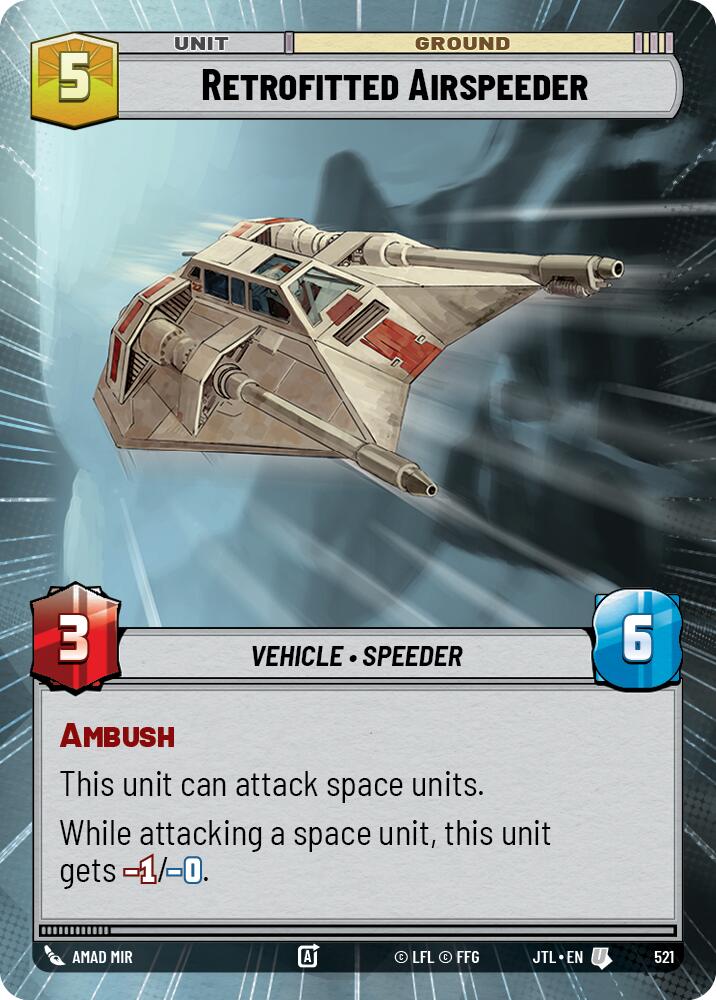 Retrofitted Airspeeder (521) (Hyperspace) (521) [Jump to Lightspeed] | Tabernacle Games