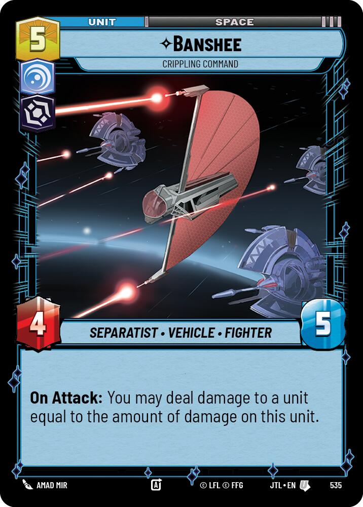 Banshee - Crippling Command (535) (535) [Jump to Lightspeed] | Tabernacle Games