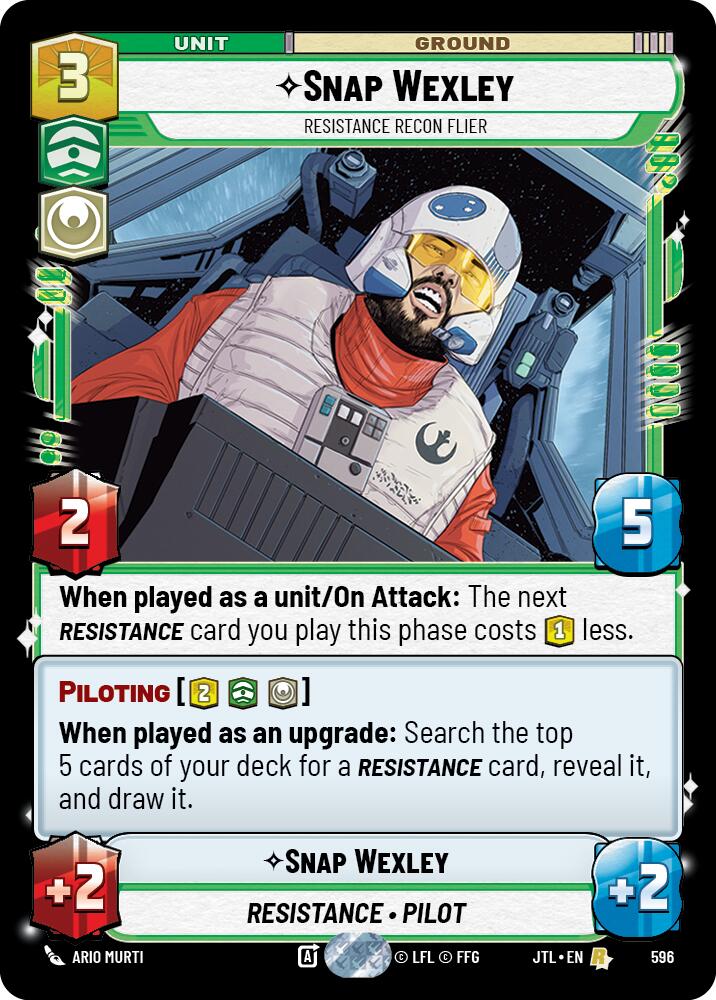 Snap Wexley - Resistance Recon Flier (596) (596) [Jump to Lightspeed] | Tabernacle Games
