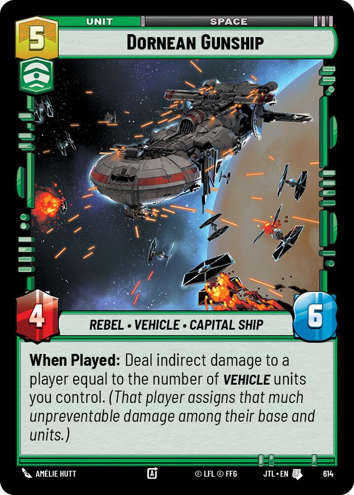 Dornean Gunship (614) (614) [Jump to Lightspeed] | Tabernacle Games