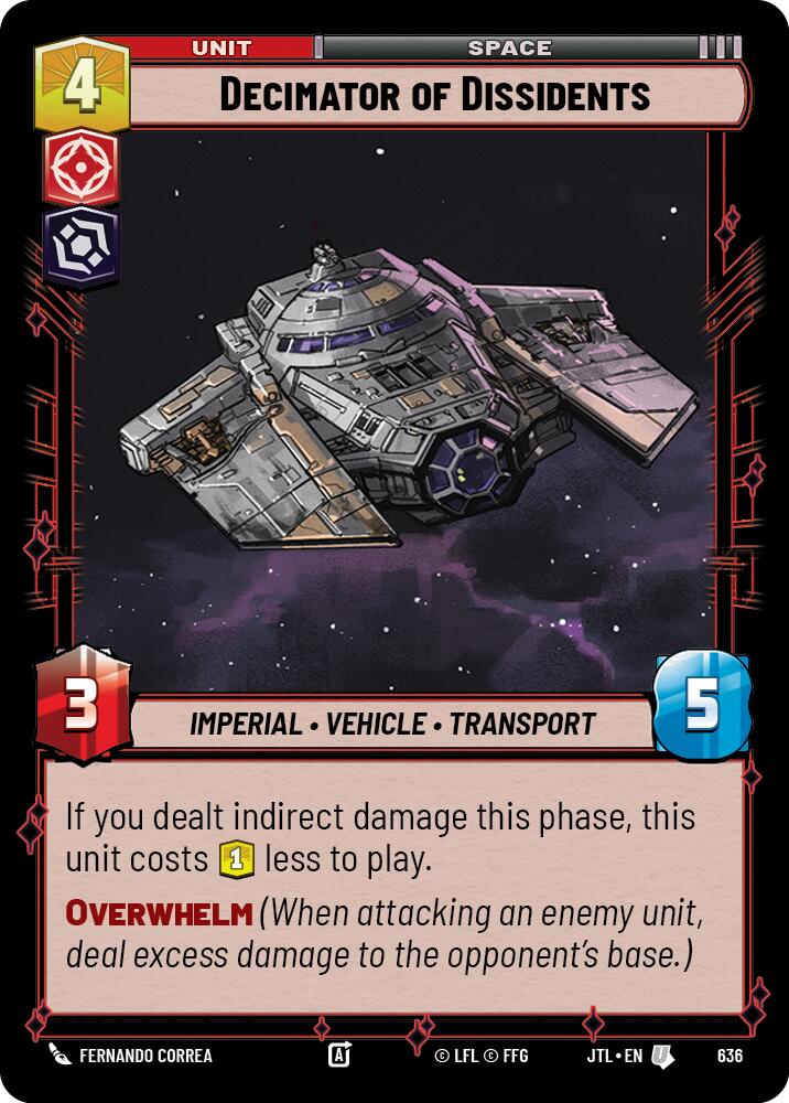 Decimator of Dissidents (636) (636) [Jump to Lightspeed] | Tabernacle Games
