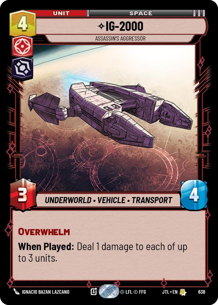 IG-2000 - Assassin's Aggressor (638) (638) [Jump to Lightspeed] | Tabernacle Games