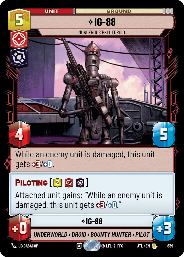 IG-88 - Murderous Phlutdroid (639) (639) [Jump to Lightspeed] | Tabernacle Games