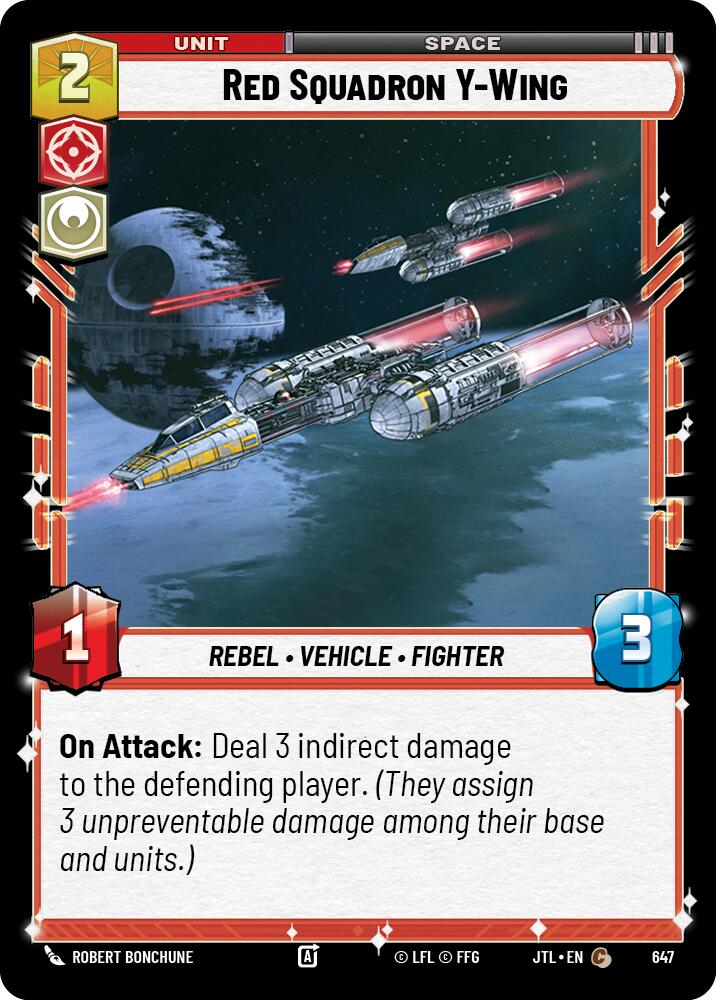 Red Squadron Y-Wing (647) (647) [Jump to Lightspeed] | Tabernacle Games