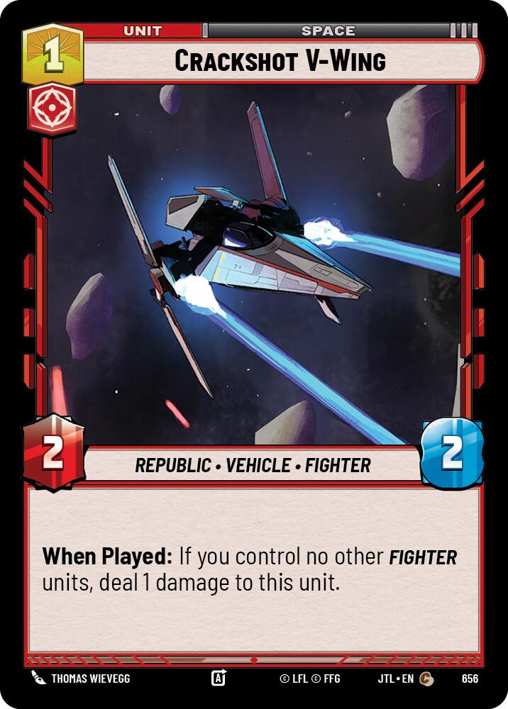 Crackshot V-Wing (656) (656) [Jump to Lightspeed] | Tabernacle Games