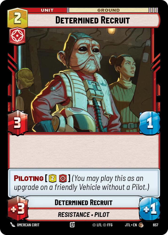 Determined Recruit (657) (657) [Jump to Lightspeed] | Tabernacle Games