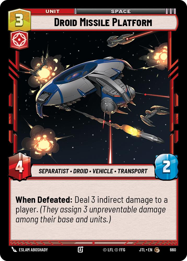 Droid Missile Platform (660) (660) [Jump to Lightspeed] | Tabernacle Games