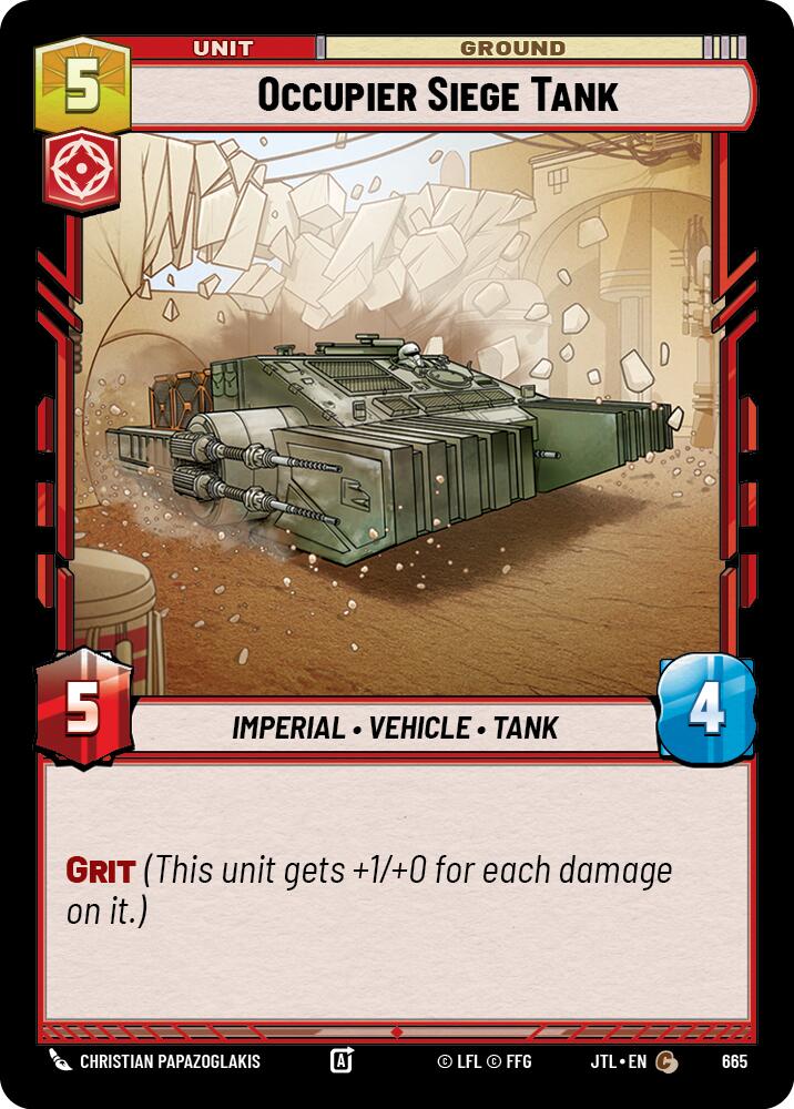 Occupier Siege Tank (665) (665) [Jump to Lightspeed] | Tabernacle Games