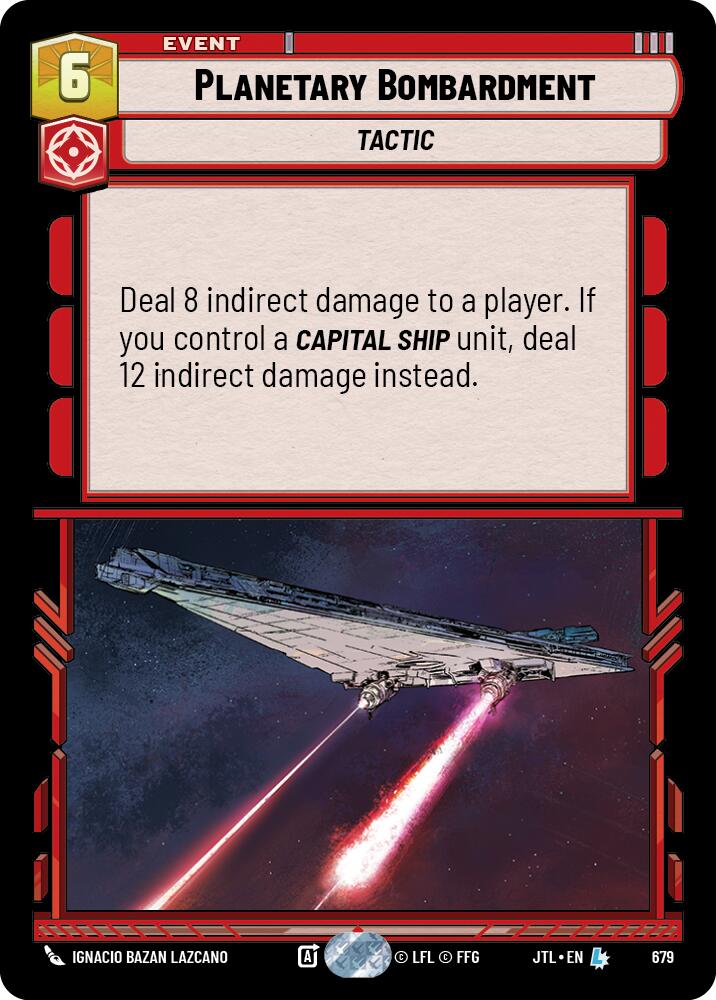 Planetary Bombardment (679) (679) [Jump to Lightspeed] | Tabernacle Games