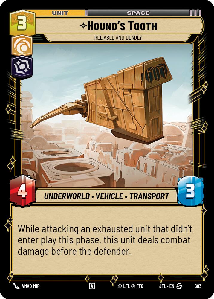 Hound's Tooth - Reliable and Deadly (683) (683) [Jump to Lightspeed] | Tabernacle Games