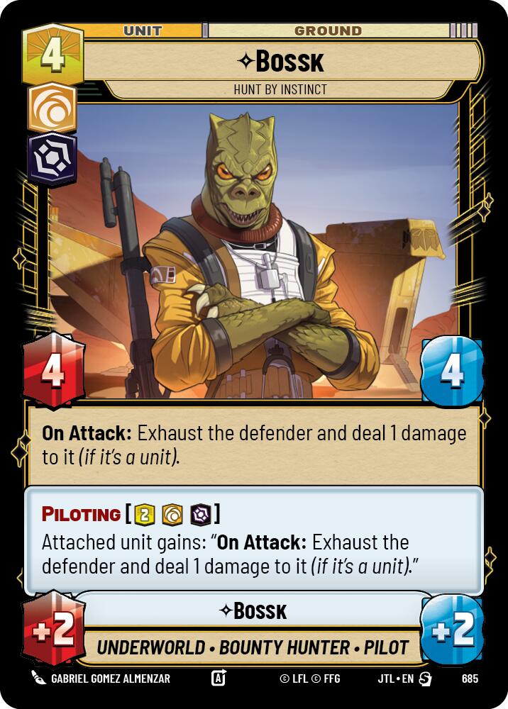 Bossk - Hunt By Instinct (685) (685) [Jump to Lightspeed] | Tabernacle Games