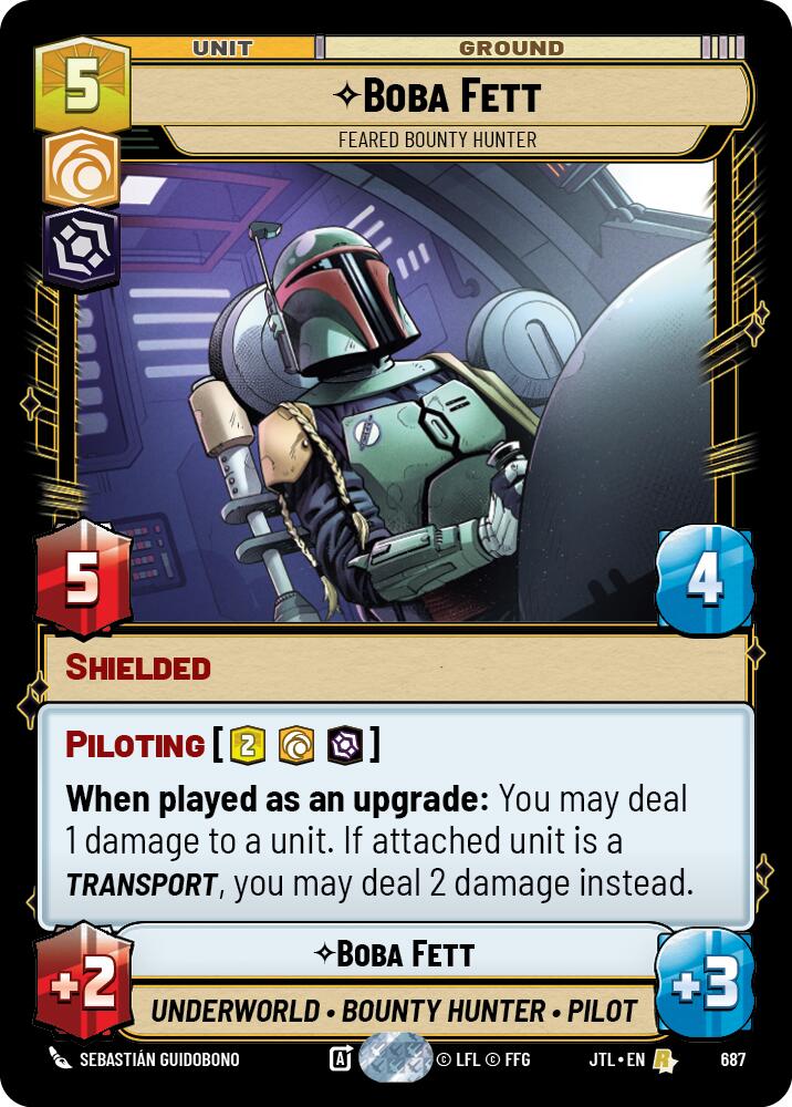 Boba Fett - Feared Bounty Hunter (687) (687) [Jump to Lightspeed] | Tabernacle Games