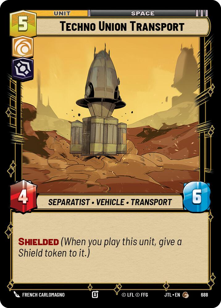 Techno Union Transport (688) (688) [Jump to Lightspeed] | Tabernacle Games