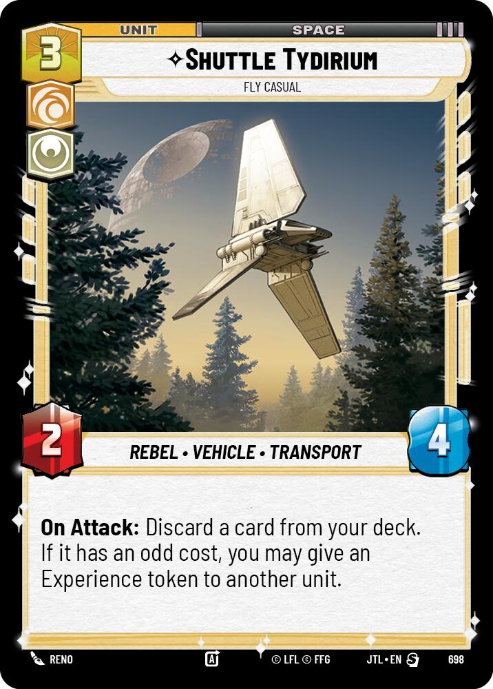 Shuttle Tydirium - Fly Casual (698) (698) [Jump to Lightspeed] | Tabernacle Games