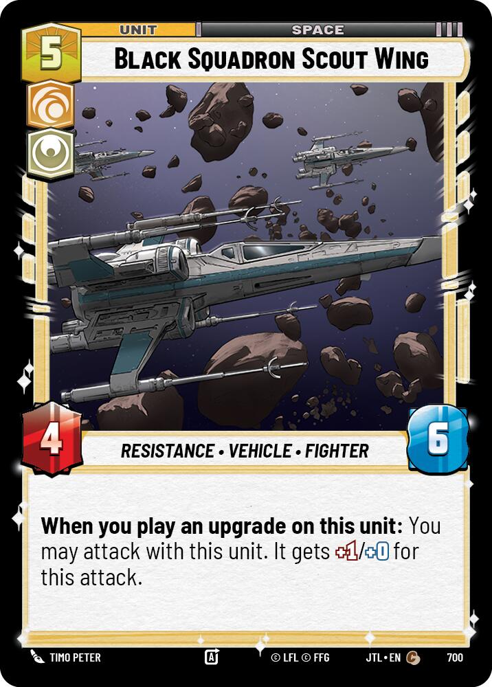 Black Squadron Scout Wing (700) (700) [Jump to Lightspeed] | Tabernacle Games