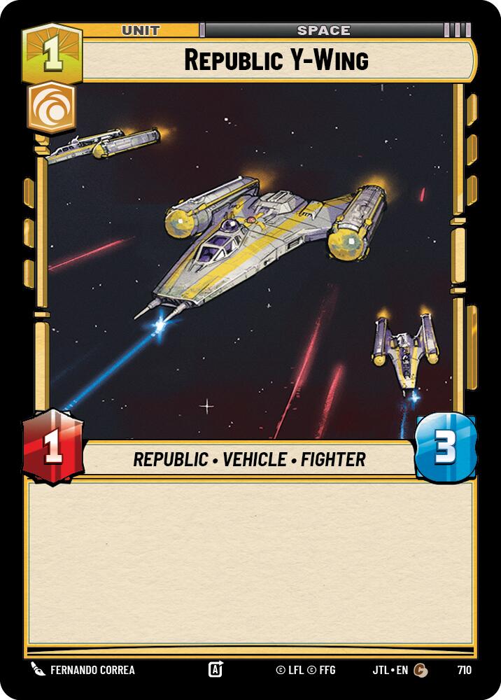 Republic Y-Wing (710) (710) [Jump to Lightspeed] | Tabernacle Games