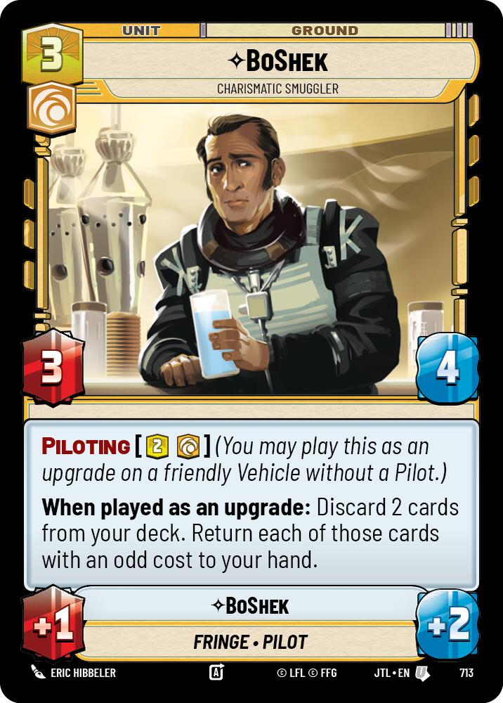 BoShek - Charismatic Smuggler (713) (713) [Jump to Lightspeed] | Tabernacle Games