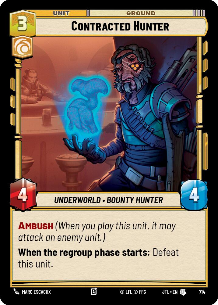 Contracted Hunter (714) (714) [Jump to Lightspeed] | Tabernacle Games