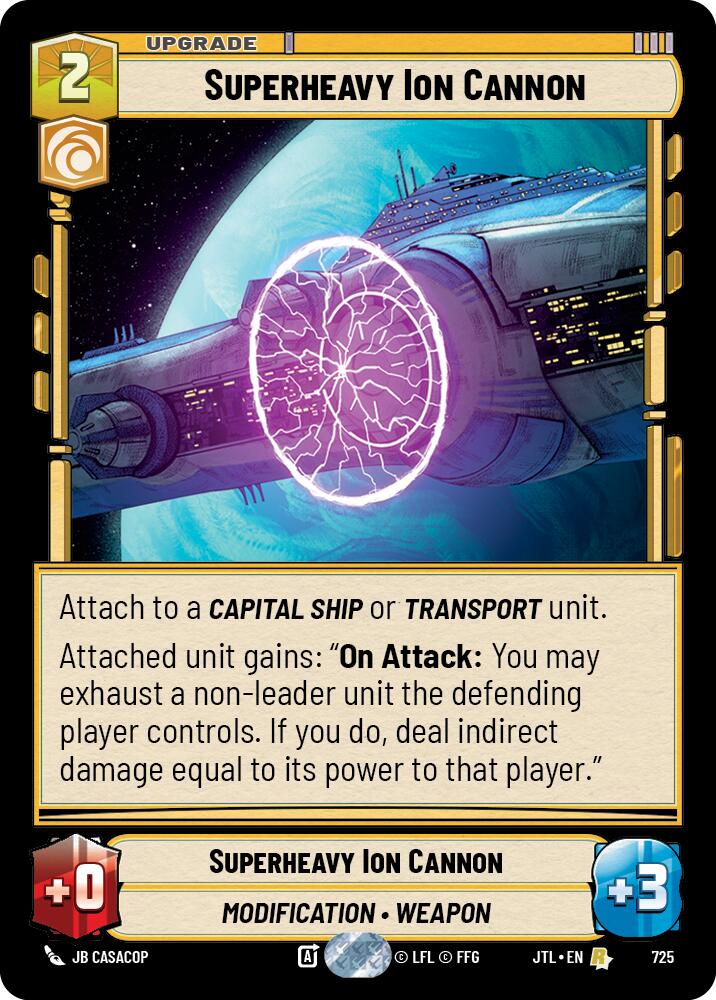 Superheavy Ion Cannon (725) (725) [Jump to Lightspeed] | Tabernacle Games
