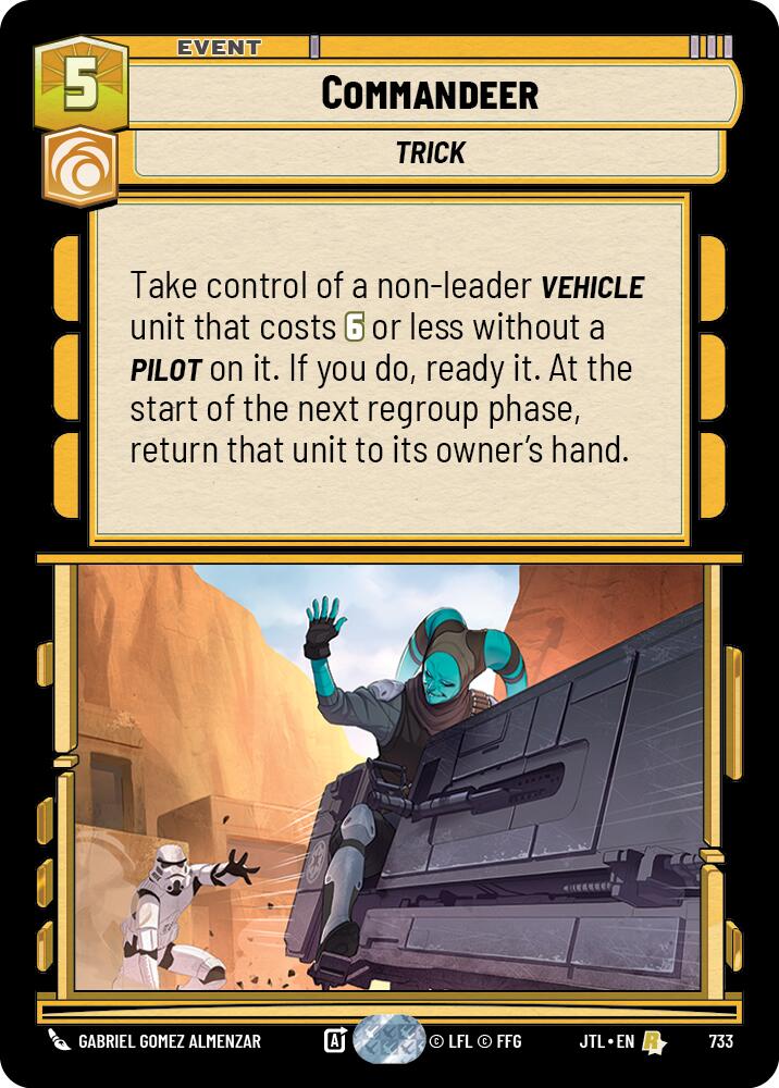 Commandeer (733) (733) [Jump to Lightspeed] | Tabernacle Games