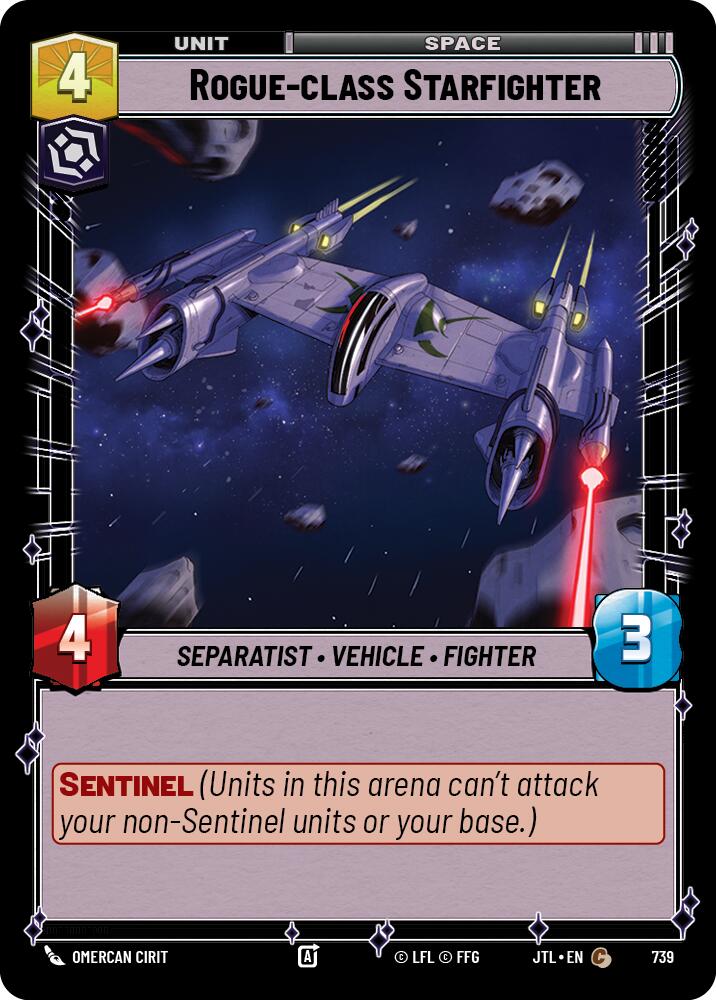 Rogue-class Starfighter (739) (739) [Jump to Lightspeed] | Tabernacle Games