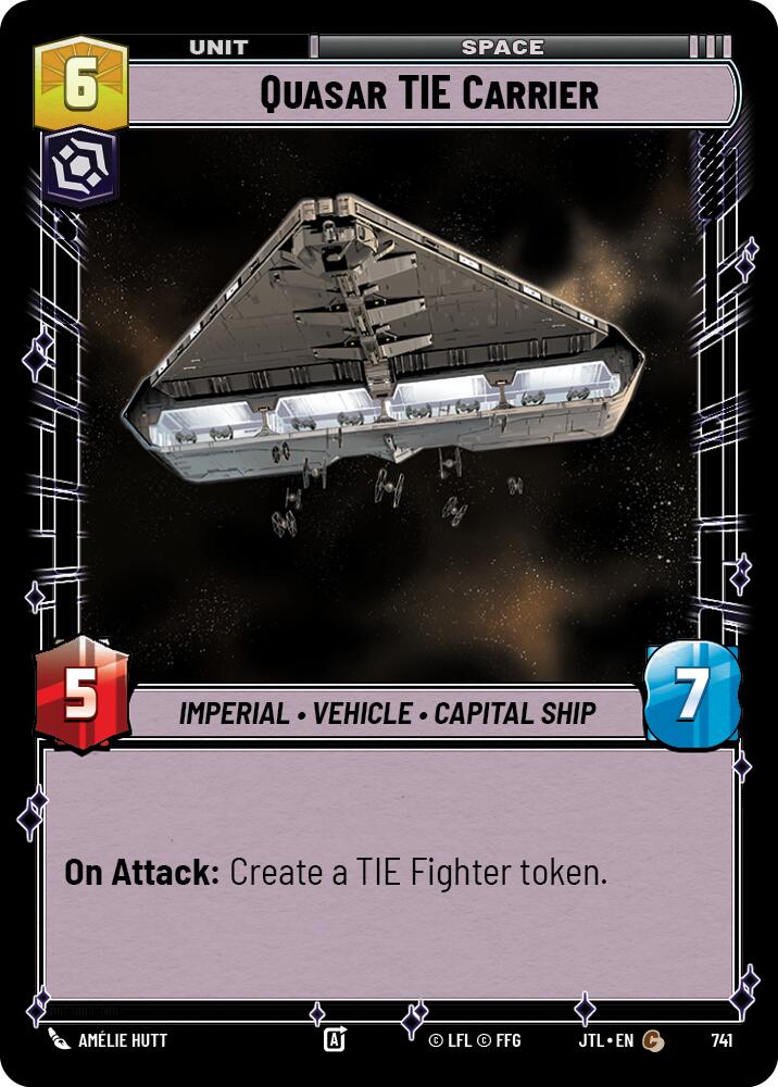 Quasar TIE Carrier (741) (741) [Jump to Lightspeed] | Tabernacle Games