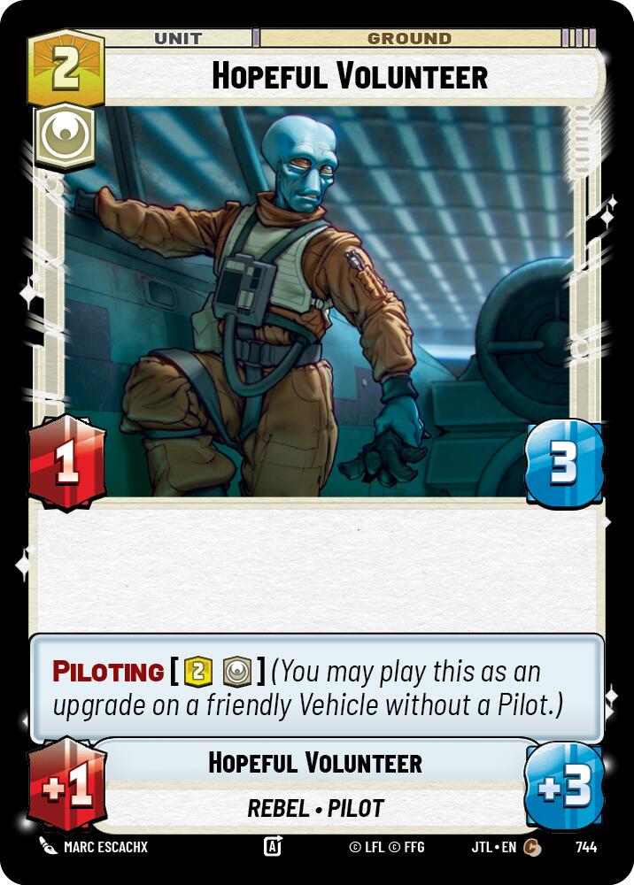 Hopeful Volunteer (744) (744) [Jump to Lightspeed] | Tabernacle Games