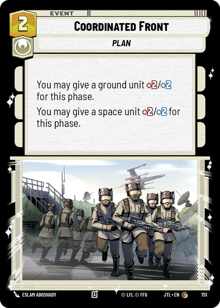 Coordinated Front (751) (751) [Jump to Lightspeed] | Tabernacle Games