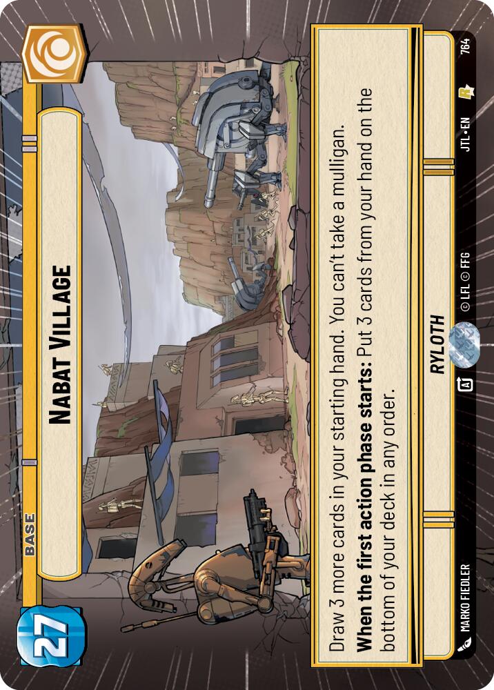Nabat Village (764) (Hyperspace Foil) (764) [Jump to Lightspeed] | Tabernacle Games