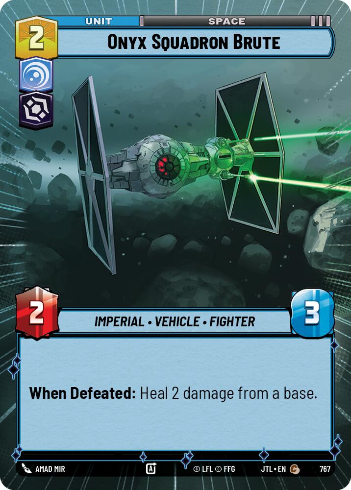 Onyx Squadron Brute (767) (Hyperspace Foil) (767) [Jump to Lightspeed] | Tabernacle Games