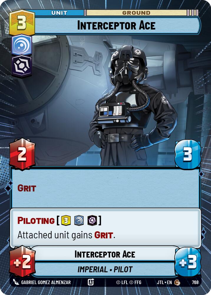 Interceptor Ace (768) (Hyperspace Foil) (768) [Jump to Lightspeed] | Tabernacle Games