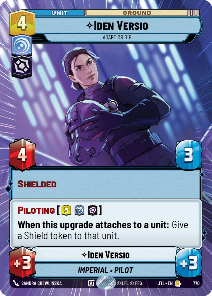 Iden Versio - Adapt or Die (770) (Hyperspace Foil) (770) [Jump to Lightspeed] | Tabernacle Games