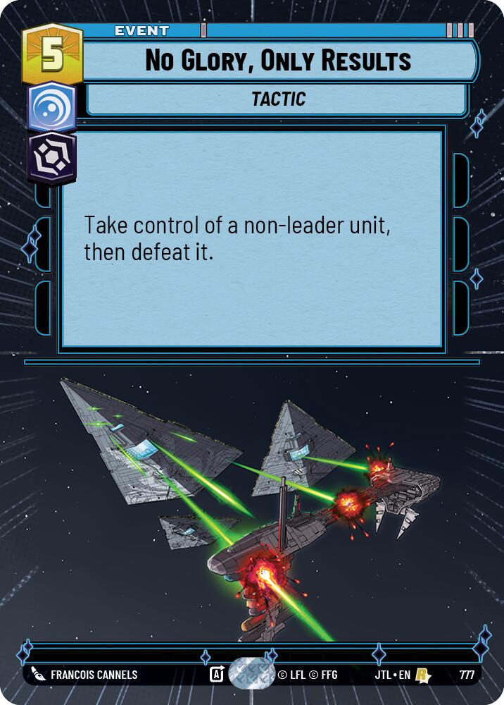No Glory, Only Results (777) (Hyperspace Foil) (777) [Jump to Lightspeed] | Tabernacle Games