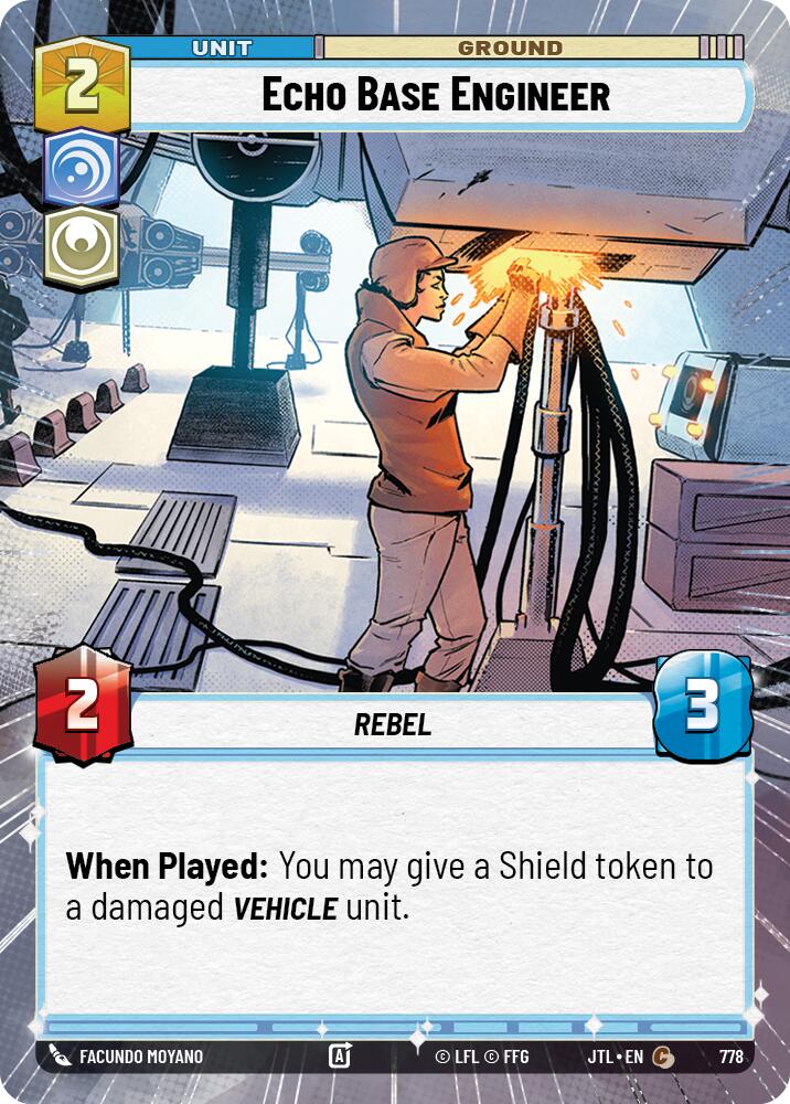 Echo Base Engineer (778) (Hyperspace Foil) (778) [Jump to Lightspeed] | Tabernacle Games