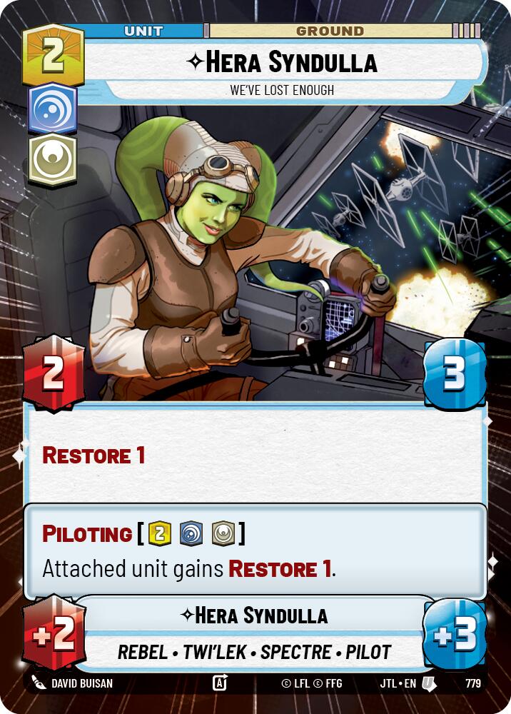 Hera Syndulla - We've Lost Enough (779) (Hyperspace Foil) (779) [Jump to Lightspeed] | Tabernacle Games