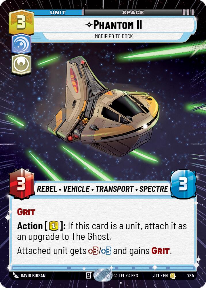 Phantom II - Modified to Dock (784) (Hyperspace Foil) (784) [Jump to Lightspeed] | Tabernacle Games