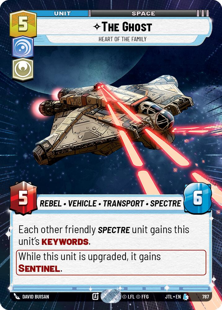 The Ghost - Heart of the Family (787) (Hyperspace Foil) (787) [Jump to Lightspeed] | Tabernacle Games