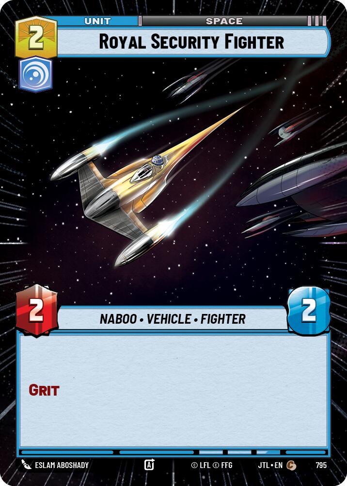 Royal Security Fighter (795) (Hyperspace Foil) (795) [Jump to Lightspeed] | Tabernacle Games