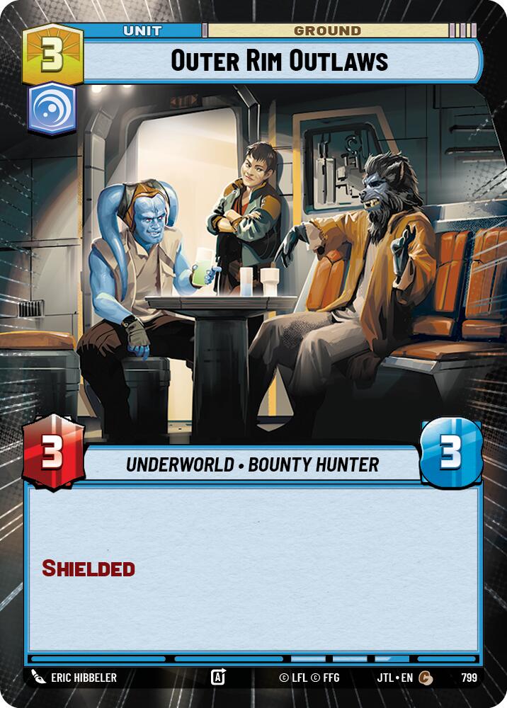 Outer Rim Outlaws (799) (Hyperspace Foil) (799) [Jump to Lightspeed] | Tabernacle Games