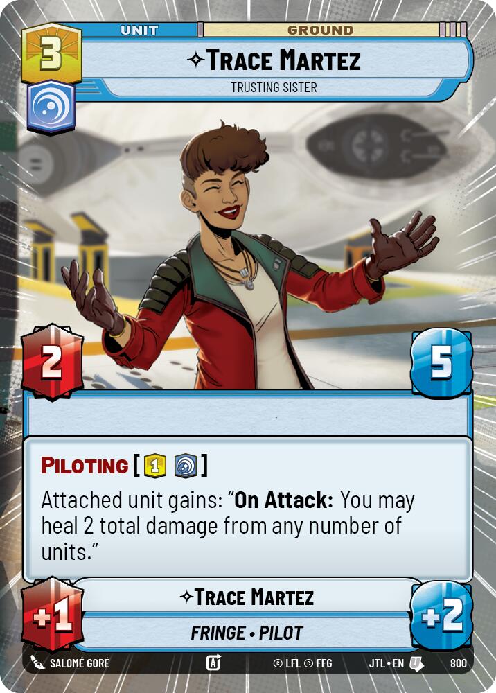 Trace Martez - Trusting Sister (800) (Hyperspace Foil) (800) [Jump to Lightspeed] | Tabernacle Games