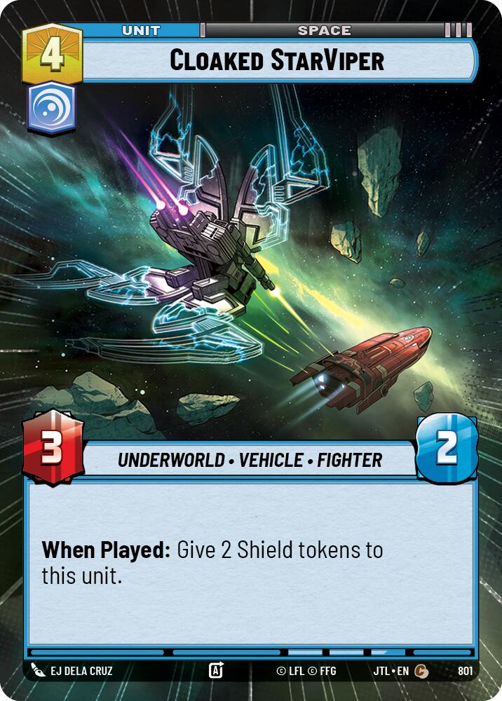 Cloaked StarViper (801) (Hyperspace Foil) (801) [Jump to Lightspeed] | Tabernacle Games
