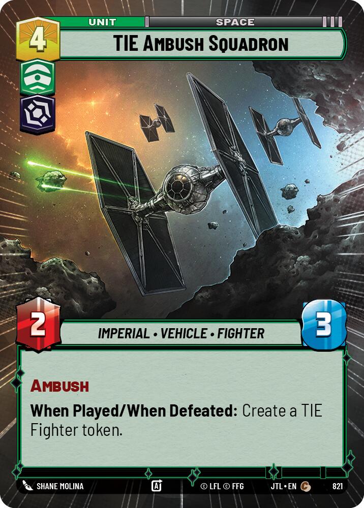 TIE Ambush Squadron (821) (Hyperspace Foil) (821) [Jump to Lightspeed] | Tabernacle Games