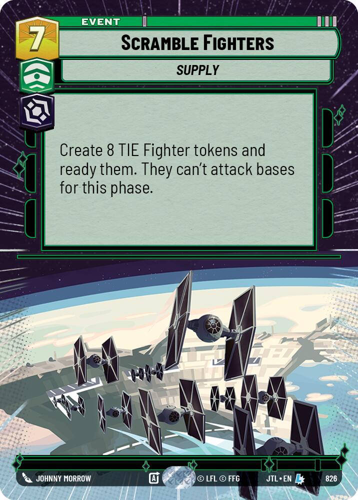 Scramble Fighters (826) (Hyperspace Foil) (826) [Jump to Lightspeed] | Tabernacle Games