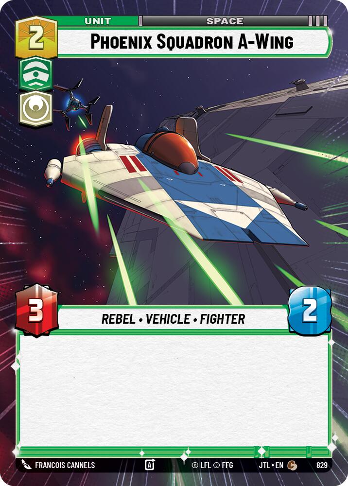 Phoenix Squadron A-Wing (829) (Hyperspace Foil) (829) [Jump to Lightspeed] | Tabernacle Games