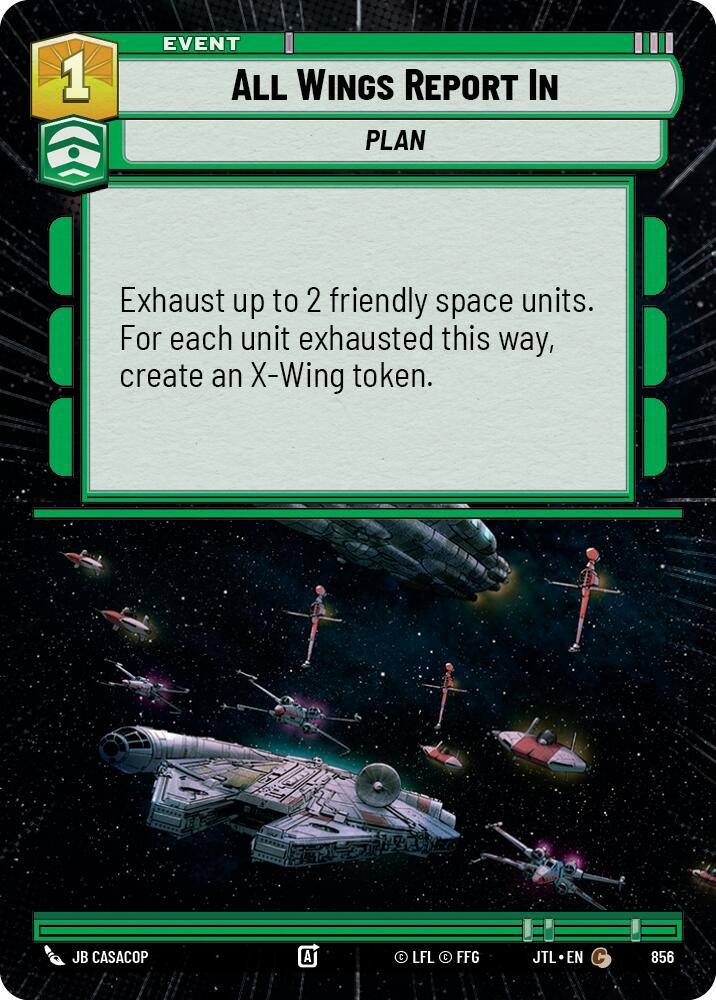 All Wings Report In (856) (Hyperspace Foil) (856) [Jump to Lightspeed] | Tabernacle Games