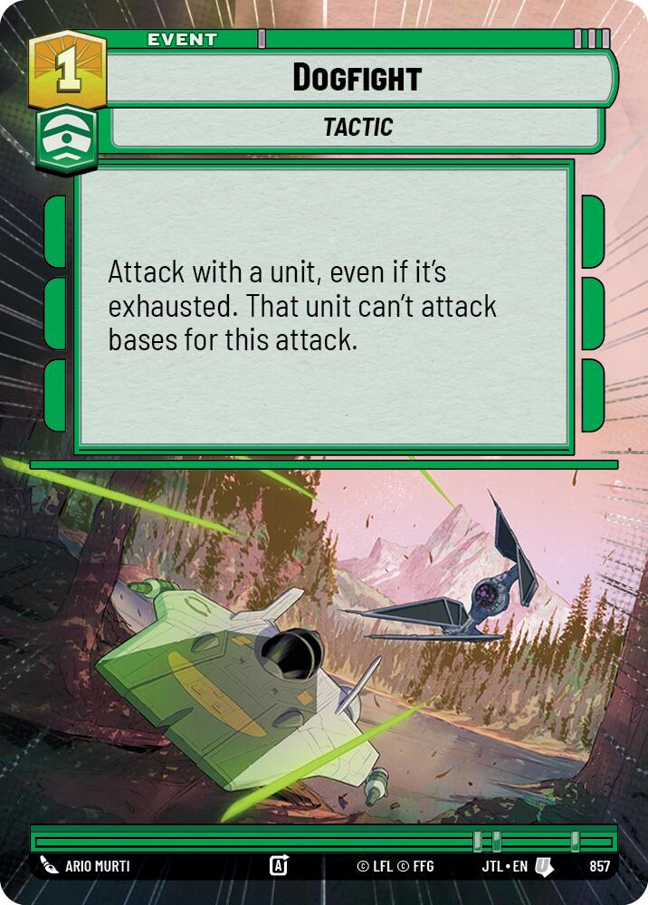 Dogfight (857) (Hyperspace Foil) (857) [Jump to Lightspeed] | Tabernacle Games