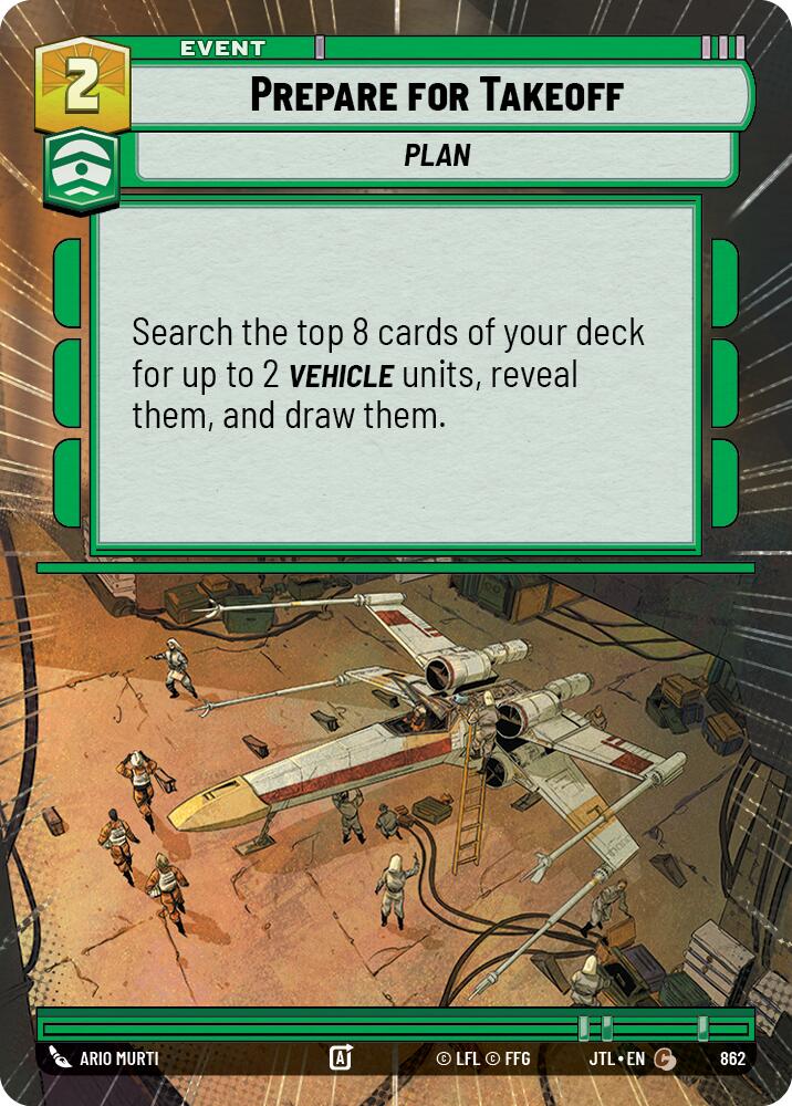 Prepare for Takeoff (862) (Hyperspace Foil) (862) [Jump to Lightspeed] | Tabernacle Games