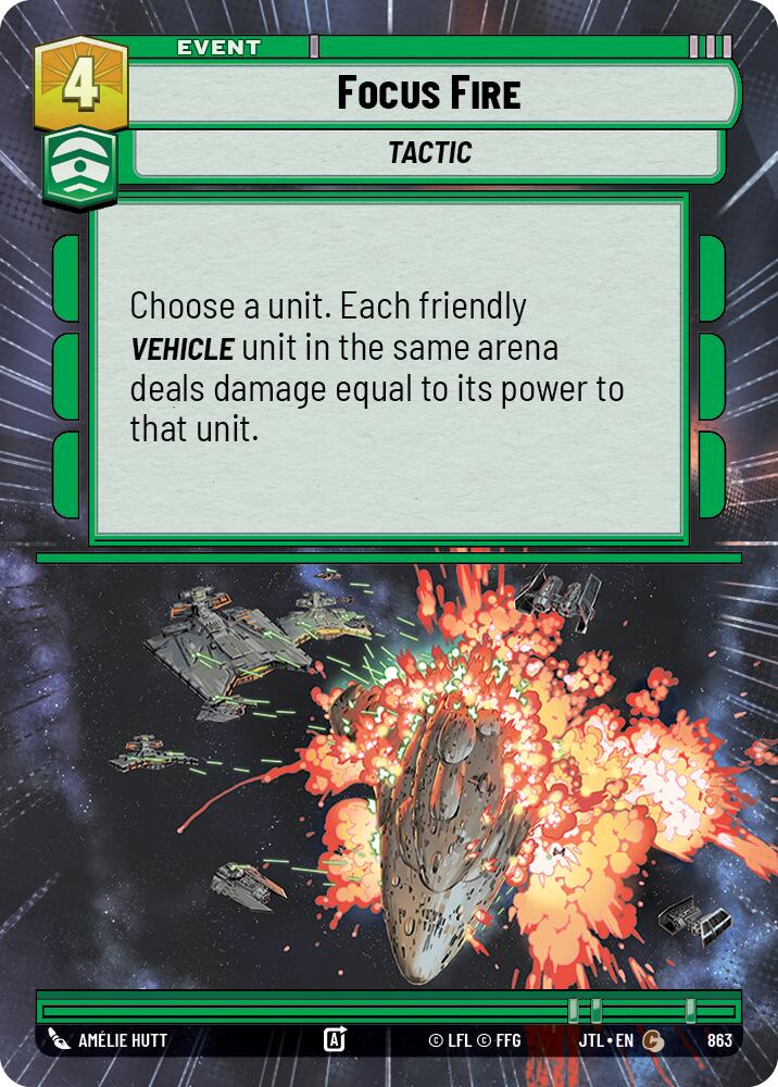 Focus Fire (863) (Hyperspace Foil) (863) [Jump to Lightspeed] | Tabernacle Games
