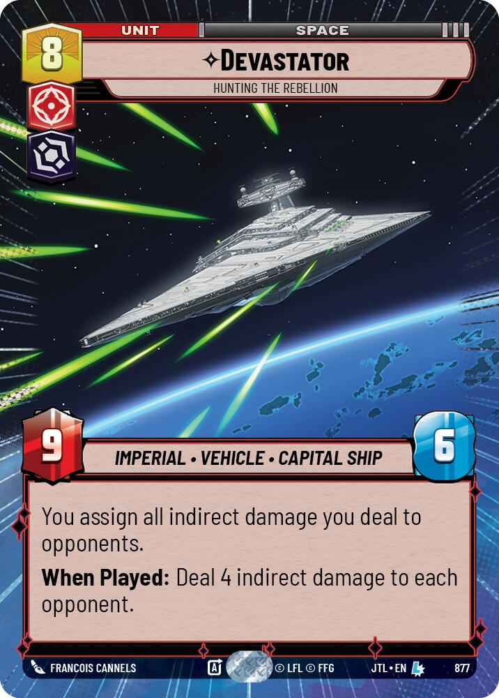Devastator - Hunting the Rebellion (877) (Hyperspace Foil) (877) [Jump to Lightspeed] | Tabernacle Games